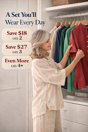 FLASH SALE - Effortless Cotton Linen 2-Piece Set | Free Delivery