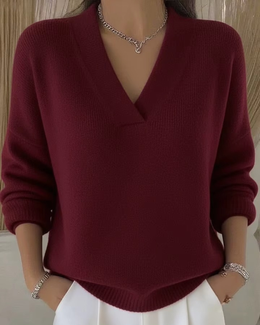 FLASH SALE - Cozy V-Neck Knitted Sweater
