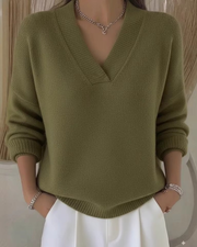 FLASH SALE - Cozy V-Neck Knitted Sweater