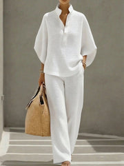 FLASH SALE - Effortless Waffle Knit 2-Piece Set | Free Delivery